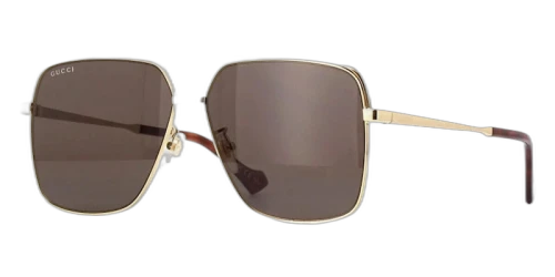 Gucci Square Sunglasses Gold (GG1099SA-003-61)