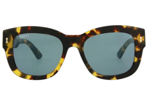 Gucci Square-Frame Bio Acetate Sunglasses Havana/Grey (GG1110S-30012853-003-20356)