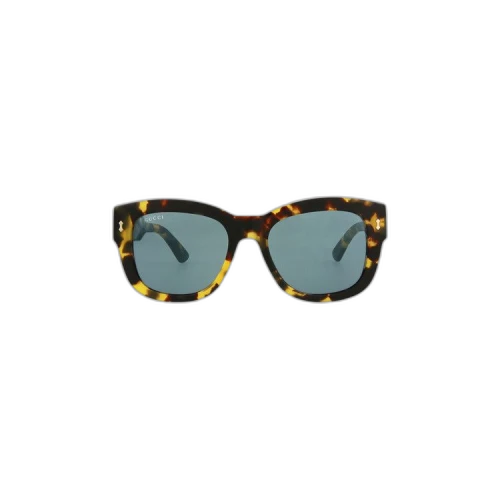 Gucci Square Frame Sunglasses 'Havana/Grey'