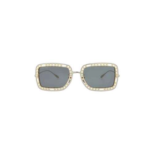 Gucci Square Frame Sunglasses 'Gold/Grey'