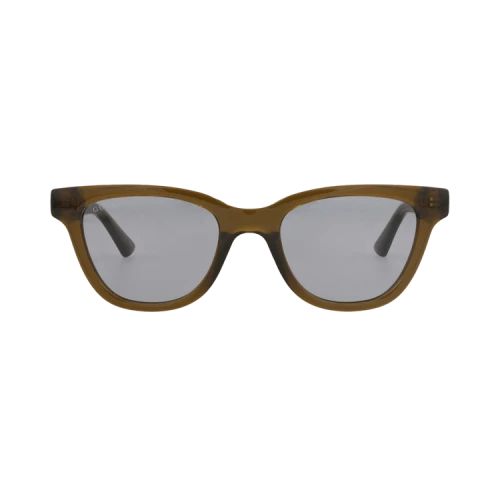 Gucci Square-Frame Injection Sunglasses 'Brown Brown Grey'