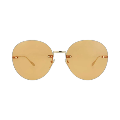Gucci Round Sunglasses 'Gold/Orange'