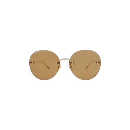 Gucci Round Sunglasses 'Gold/Brown'