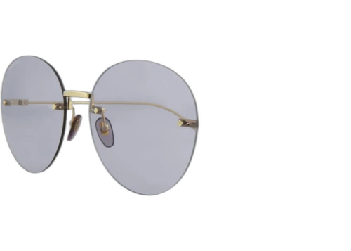 Gucci Round Oval Sunglasses Gold/Gold/Violet (GG1149S-30012724-006)