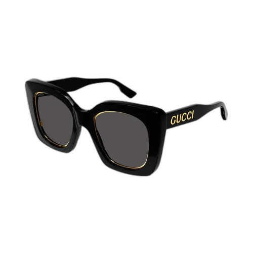 Gucci Square Sunglasses 'Black/Grey'