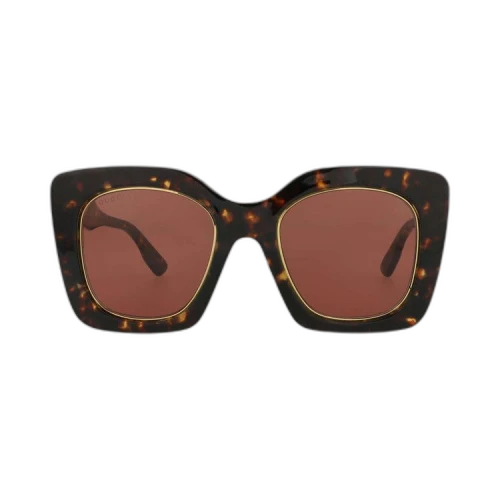 Gucci Square Sunglasses 'Havana/Brown'