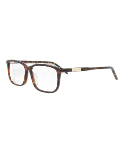 Gucci Square Eyeglasses Havana/Havana/Transparent (GG1159OA-30012871-003)