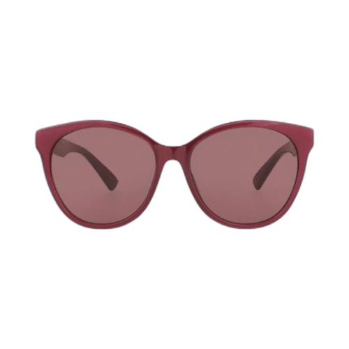 Gucci Round Sunglasses 'Burgundy Red'