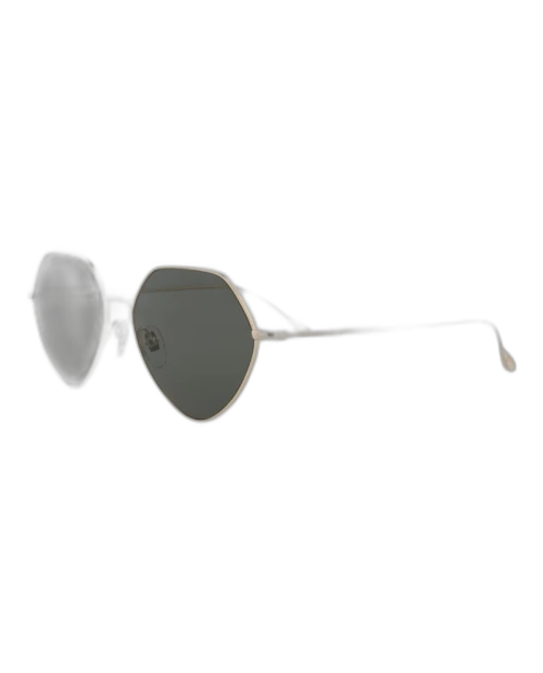 Gucci Square Rectangle Sunglasses Gold/Gold/Grey (GG1182S-30013461-001)