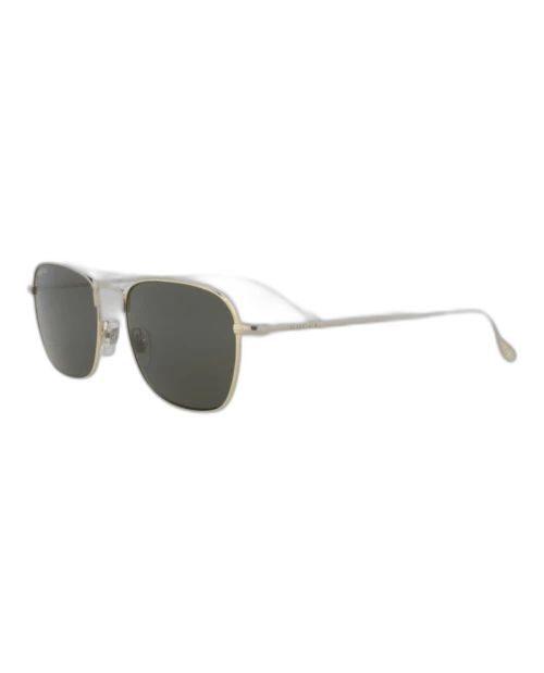 Gucci Square Rectangle Sunglasses Gold/Gold/Grey (GG1183S-30013463-001)