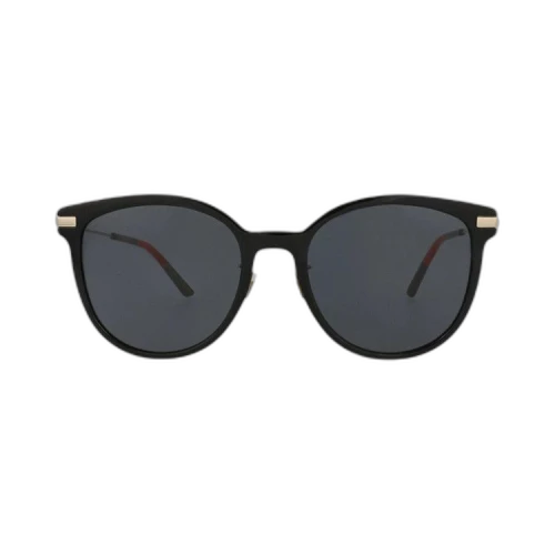 Gucci Round Sunglasses 'Black/Gold/Grey'