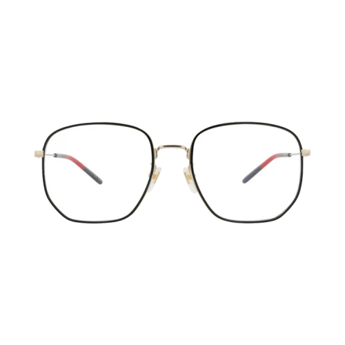 Gucci Square-Frame Metal Optical Frames Gold Gold Transparent (GG1197OA-30013454-003)