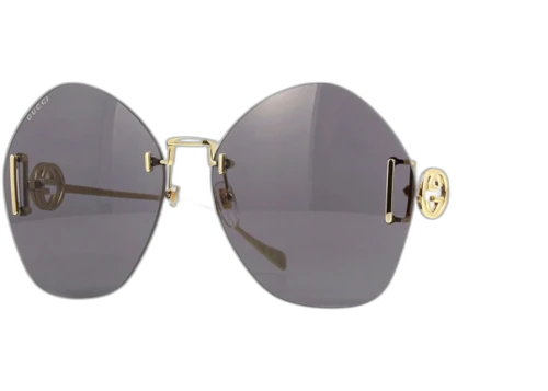 Gucci Geometric Sunglasses Gold (GG1203S 002)
