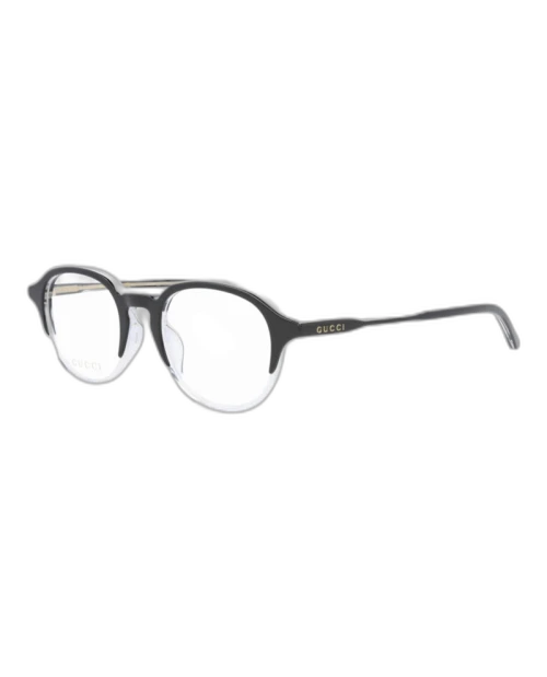 Gucci Round Eyeglasses Black/Black/Transparent (GG1212OA-30013465-003)