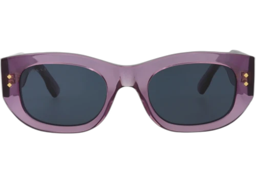 Gucci Square-Frame Acetate Sunglasses Violet/Violet/Blue (GG1215S-30013473-003)