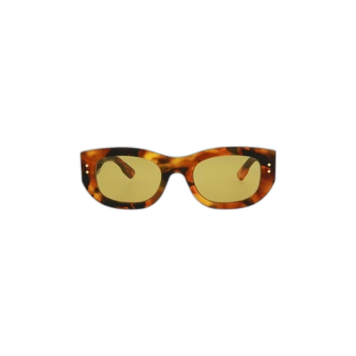 Gucci Square Frame Sunglasses 'Havana/Brown'
