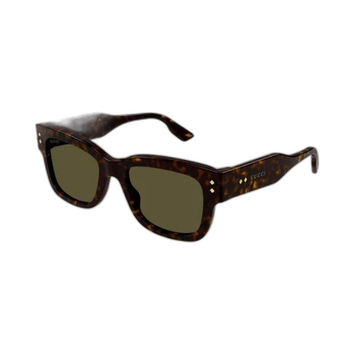 Gucci Square Sunglasses 'Havana/Green'