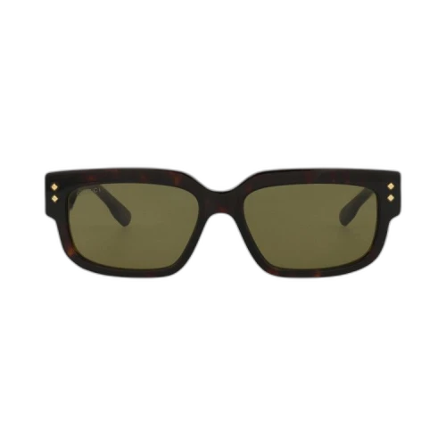 Gucci Square Sunglasses 'Havana/Green'