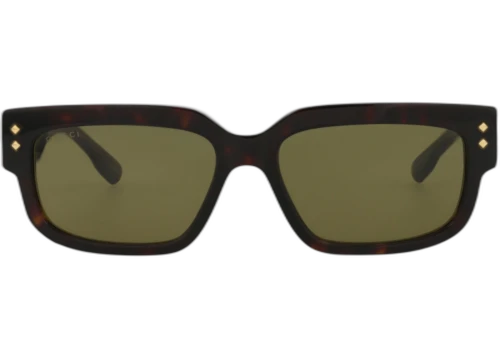 Gucci Square-Frame Acetate Sunglasses Havana/Havana/Green (GG1218S-30013477-002)