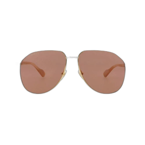 Gucci Aviator Sunglasses 'Gold/Brown'