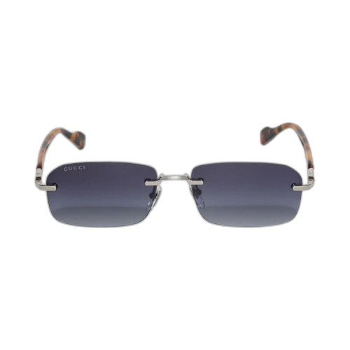 Gucci Rectangular Sunglasses 'Silver'
