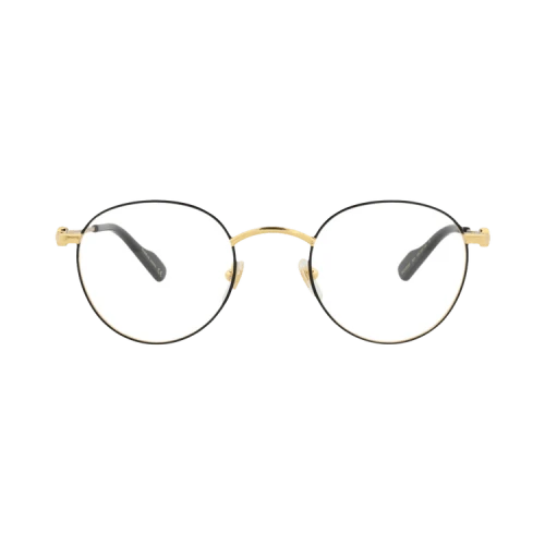 Gucci Round-Frame Metal Optical Frames 'Gold Gold Transparent'
