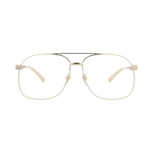 Gucci Aviator-Frame Metal Optical Frames 'Gold Gold Transparent'