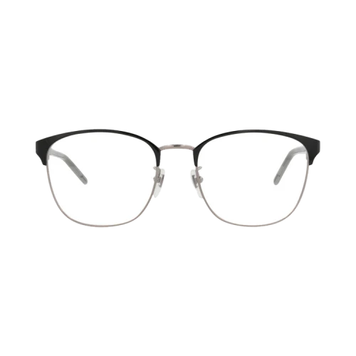 Gucci Square-Frame Metal Optical Frames 'Ruthenium Grey Transparent'