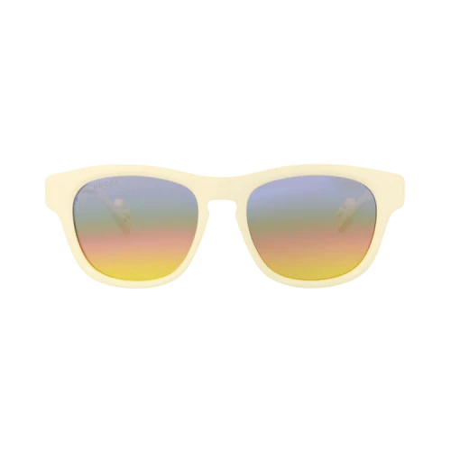Gucci Round-Frame Injection Sunglasses Ivory Ivory Brown (GG1238S-30013508-003)