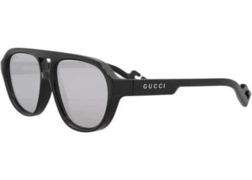 Gucci Aviator Sunglasses Black/Black/Silver (GG1239S-30013509-002)
