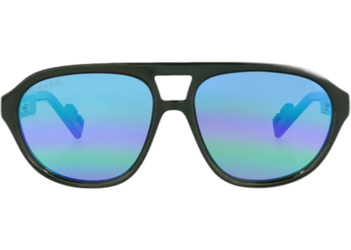 Gucci Aviator-Frame Injection Sunglasses Green/Green/Grey (GG1239S-30013509-003)
