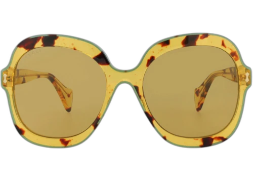 Gucci Round-Frame Acetate Sunglasses Havana/Havana/Brown (GG1240S-30013512-003)