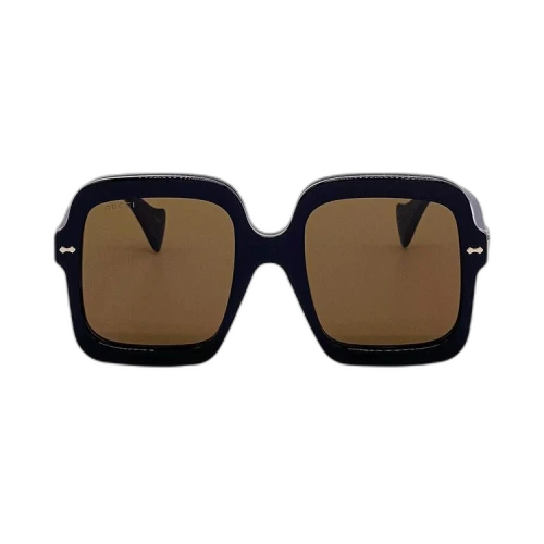 Gucci Oversized Sunglasses 'Black/Brown'
