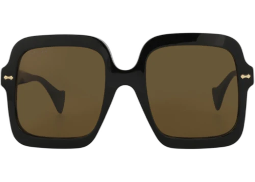 Gucci Square-Frame Acetate Sunglasses Black/Black/Brown (GG1241S-30013511-001)