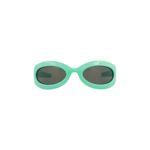 Gucci Oval Frame Sunglasses 'Light Blue/Grey'
