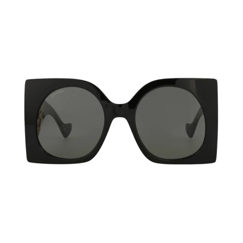 Gucci Square-Frame Recycled Acetate Sunglasses Black/Black/Grey (GG1254S-30013851-001)