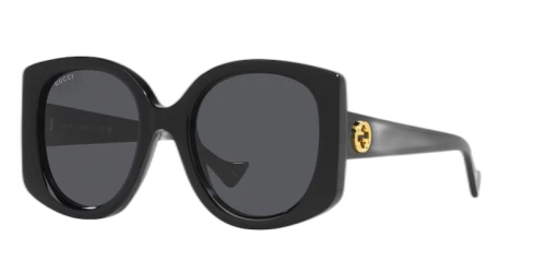 Gucci GG Rectangle Sunglasses Black (GG1257S-001)