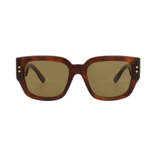 Gucci Square Sunglasses 'Havana/Brown'