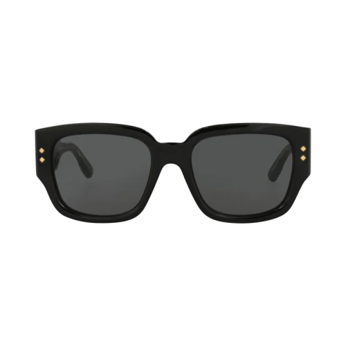 Gucci Square-Frame Recycled Acetate Sunglasses 'Black Grey'