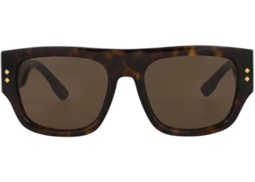 Gucci Square-Frame Recycled Acetate Sunglasses Havana/Havana/Brown (GG1262S-30013828-002)