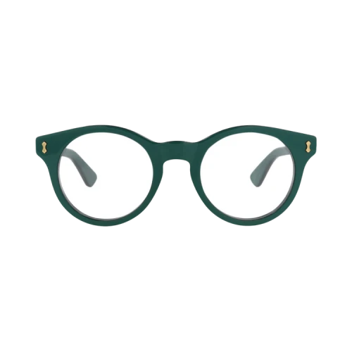 Gucci Round-Frame Recycled Acetate Optical Frames Green Green Transparent (GG1266O-30013832-003)