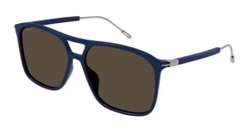 Gucci Pilot Frame Sunglasses Navy/Brown (GG1270S-003-FR)
