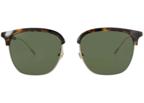 Gucci Round-Frame Recycled Acetate Sunglasses Havana/Gold/Green (GG1275SA-30013860-002)