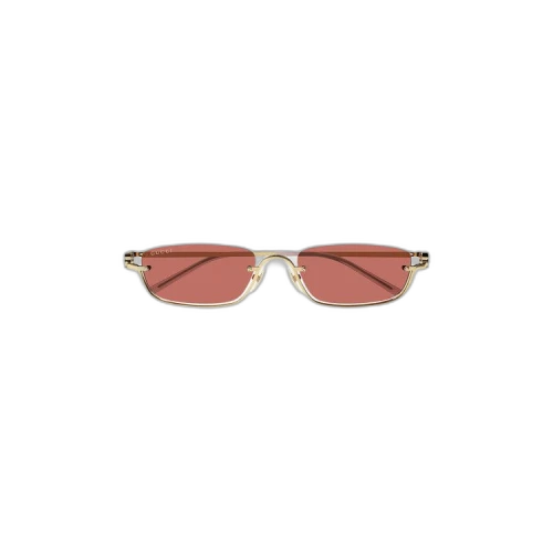 Gucci Rectangular Frame Sunglasses 'Red'