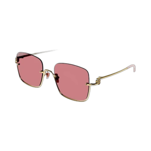 Gucci Square Sunglasses 'Gold/Red'