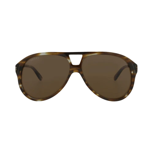 Gucci Aviator-Frame Recycled Acetate Sunglasses Havana Havana Brown (GG1286S-30013856-003)
