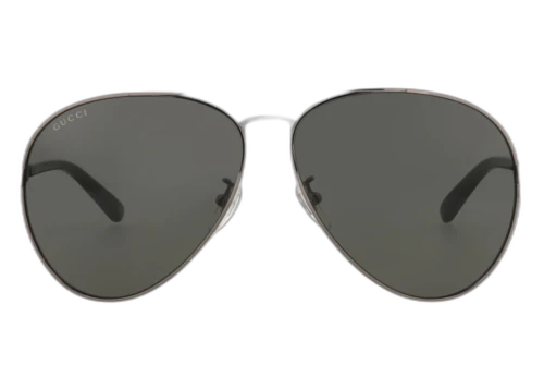 Gucci Aviator-Frame Metal Sunglasses Ruthenium/Black/Grey (GG1288SA-30013891-001)