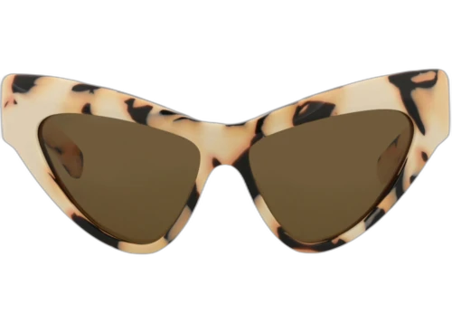 Gucci Cat Eye-Frame Recycled Acetate Sunglasses Ivory/Ivory/Brown (GG1294S-30013847-003)