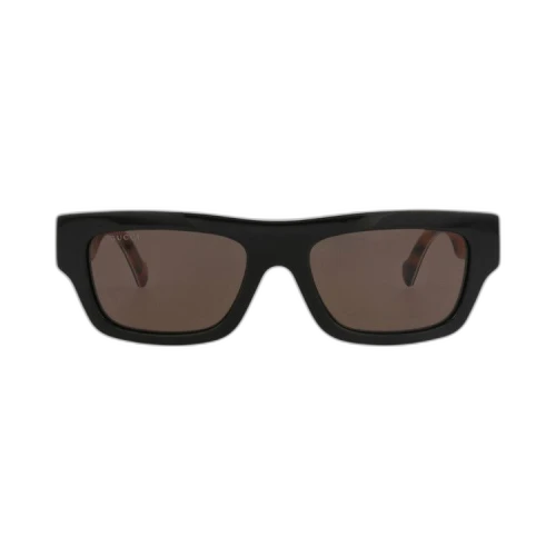 Gucci Square-Frame Recycled Acetate Sunglasses Black Black Brown (GG1301S-30013924-003)