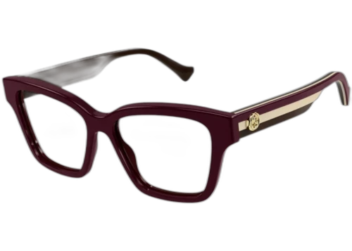 Gucci Square Eyeglasses Burgundy (GG1302O 005)